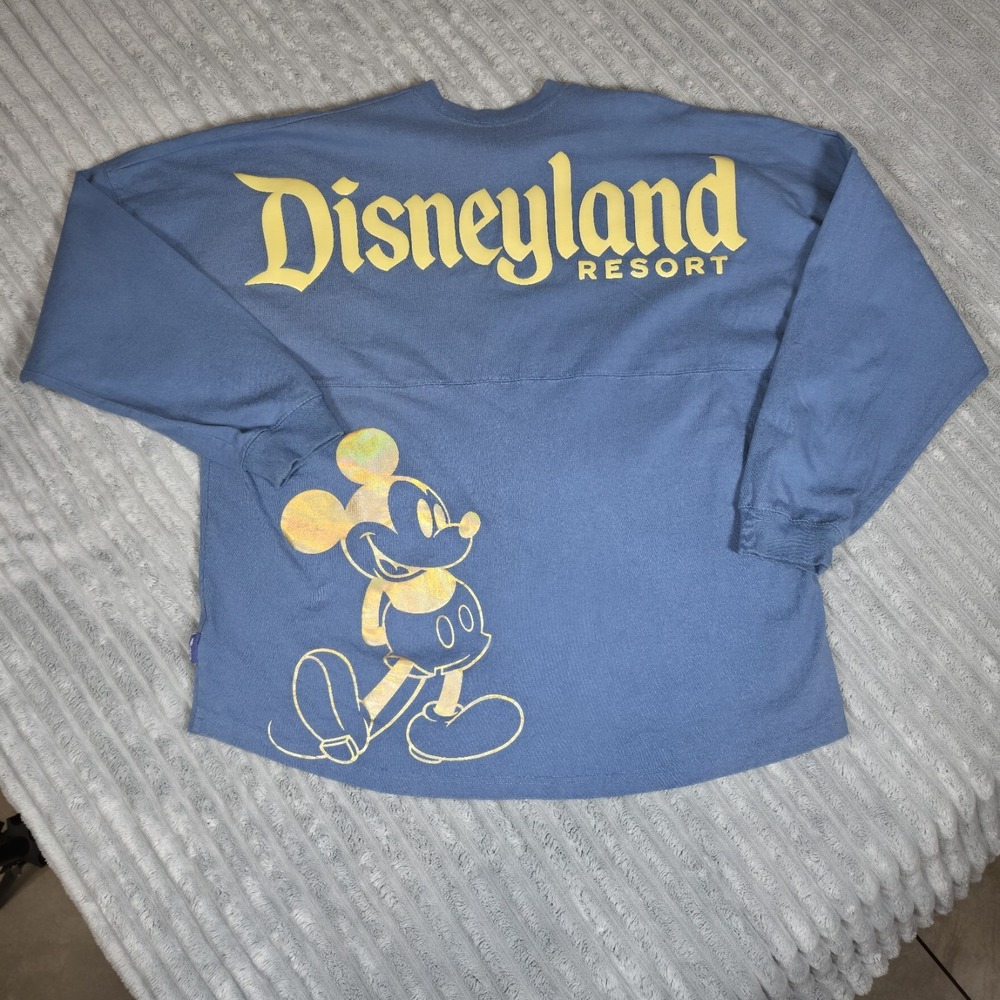 DISNEY DISNEYLAND EARIDESCENT GOLD MICKEY MOUSE SPIRIT JERSEY ADULT‎ 2XL